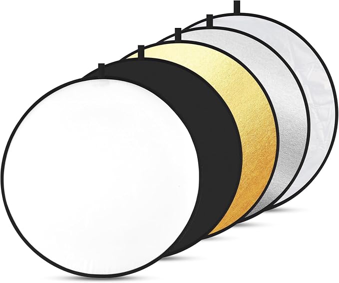 5-in-1 Light Reflector 32 Inch/80 cm Photography Diffuser Collapsible Portable