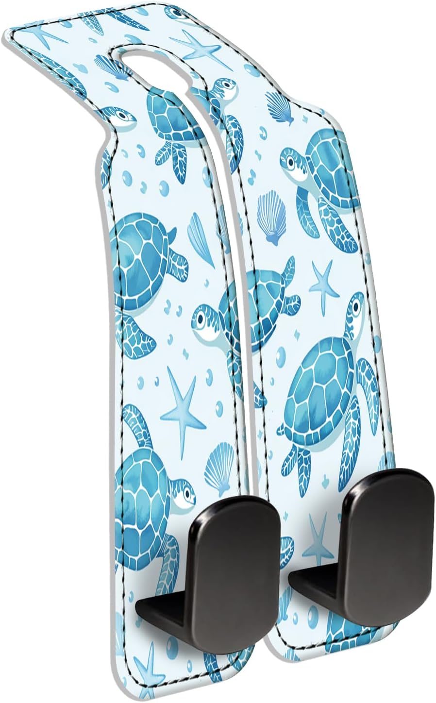 Car Seat Back Storage Hook, Funny Car Purse Hook, Cute Vehicle Storage Organizer for Purses Handbags Boho Floral Pattern