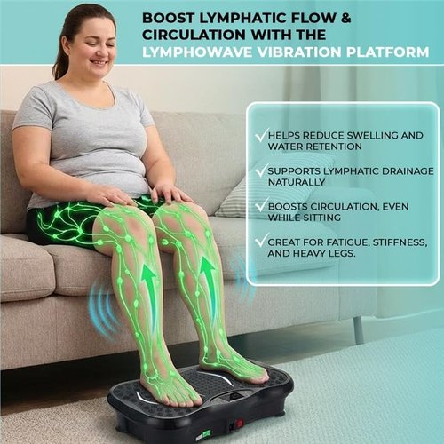 Beltwell® Vibration Plate - Full Body Shaker for Weight Loss & Lymphatic Drainage | Bluetooth & LED Display
