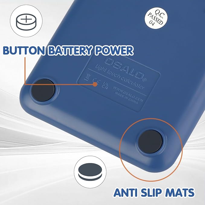 Pendancy Small Desk Calculator Cute, 12 Digit LCD Display, Basic Function