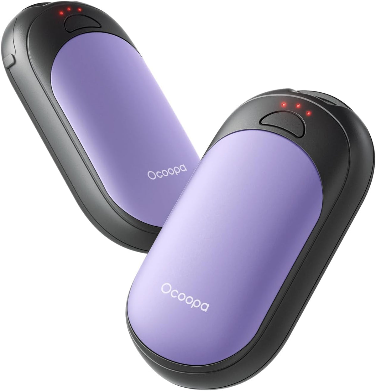 OCOOPA Rechargeable Magnetic Hand Warmers - 2 Pack with 3 Heat Settings | Pocket-Sized, Lasts Up to 8 Hours, Ideal for Outdoor Activities