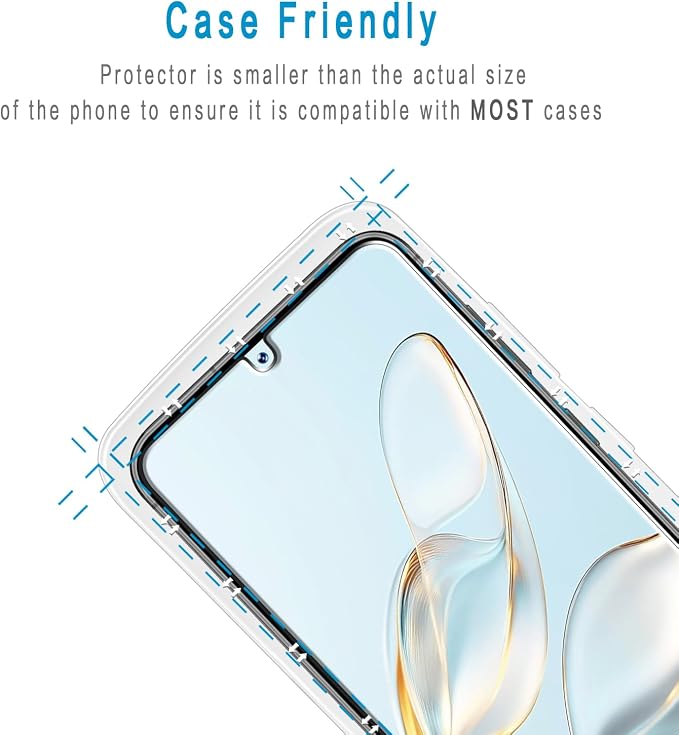 2 Pack Screen Protector for Samsung Galaxy S23 Plus Tempered Glass