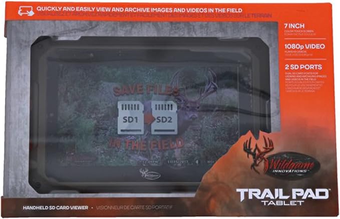 WILDGAME INNOVATIONS Trail Pad Tablet VU70 Dual SD Card Viewer