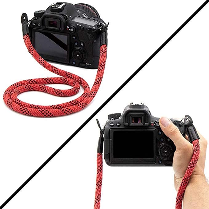Camera Strap Vintage 100cm Nylon Climbing Rope Camera Neck Shoulder Strap