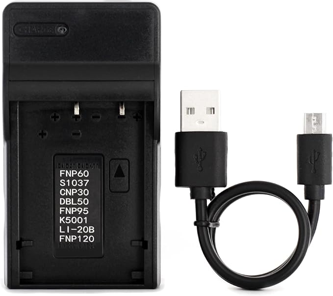 Norifon NP-120 USB Charger for Fujifilm FinePix 603, FinePix F10, FinePix F10