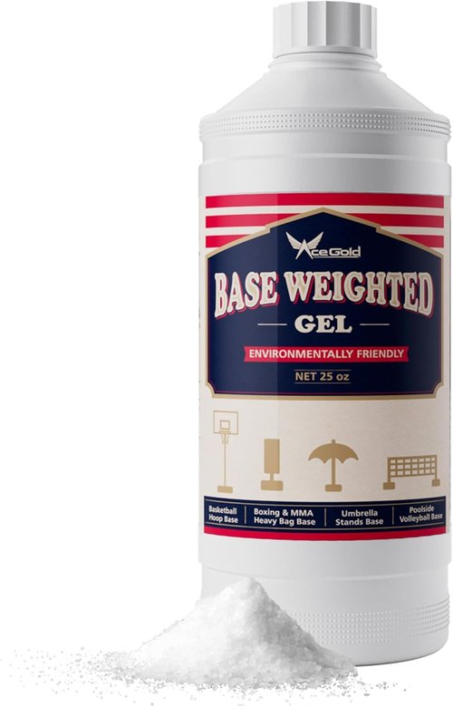 AceGold Sand Bag Alternative Polymer - Base Weighted Gel Replaces 625 lbs. Sandbags for Anchoring | 25oz