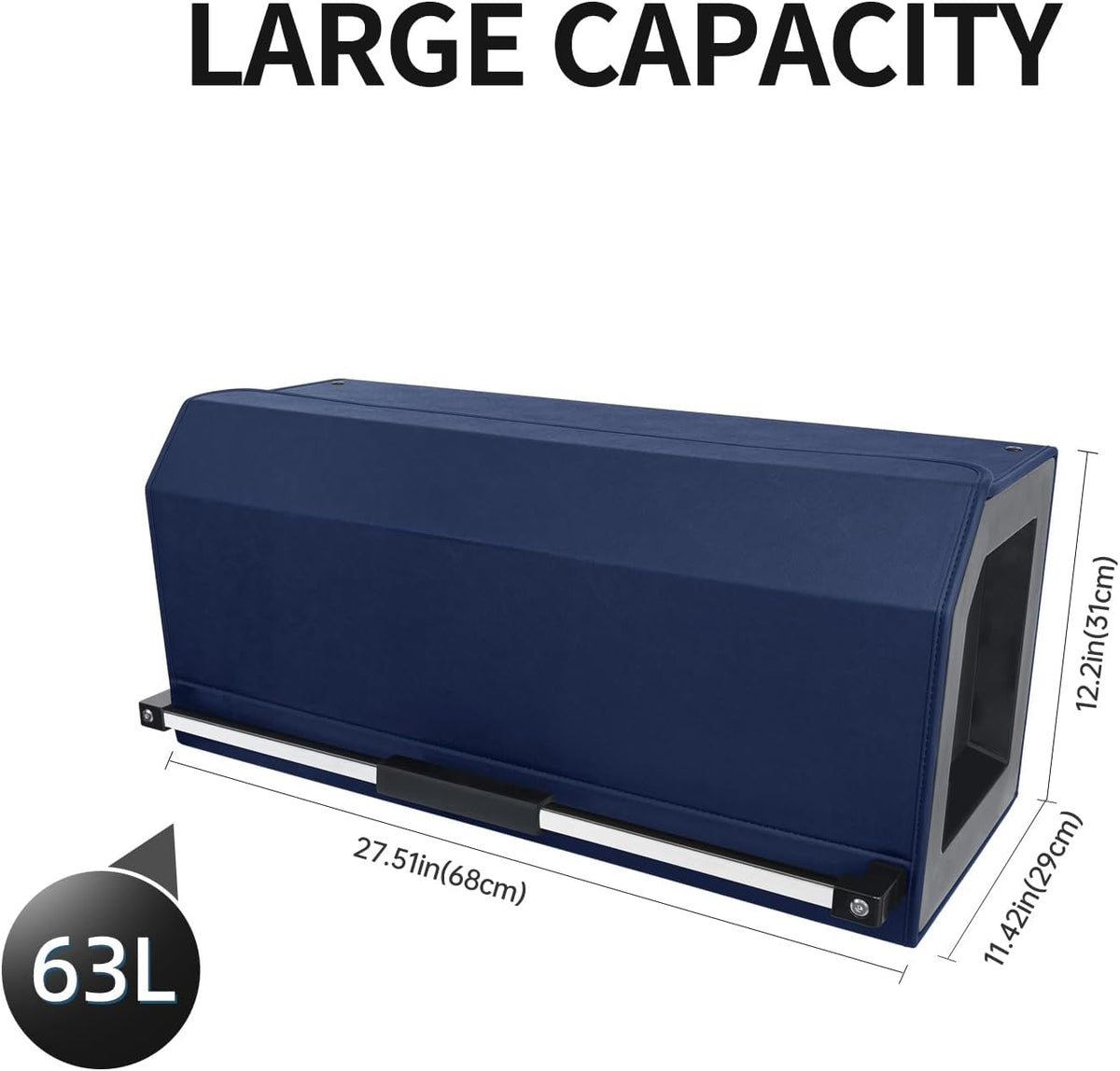 Leather Trunk Organizer for SUV, Car Trunk Organizers and Storage