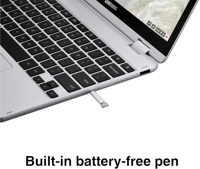 Samsung 12.2" FHD 2-in-1 Touchscreen Chromebook Plus Laptop for Business&Students, Intel Dual-Core, 4GB RAM, 564GB Storage(64GB eMMC+512GB External), Chrome OS, Silver