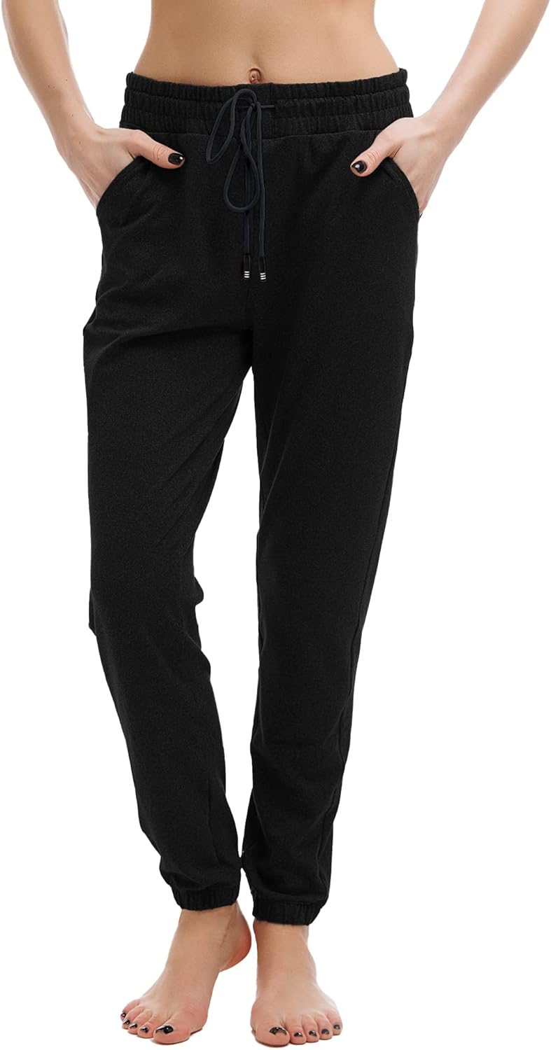 Stanpetix Women's Joggers - Lightweight Athletic Sweatpants with Pockets for Running & Yoga