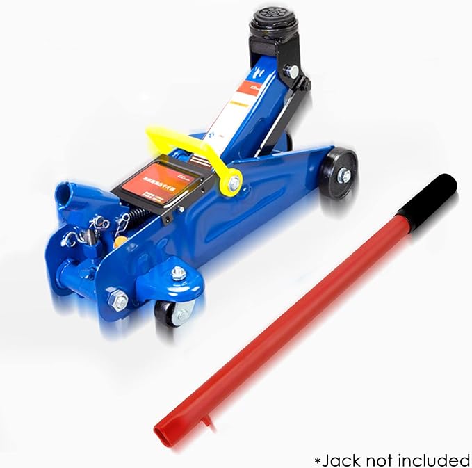 XMJY 2 Ton Jack Handle Replacement—Horizontal Hydraulic Pole Jack Stands Automotive Car Jack Accessories(Red)