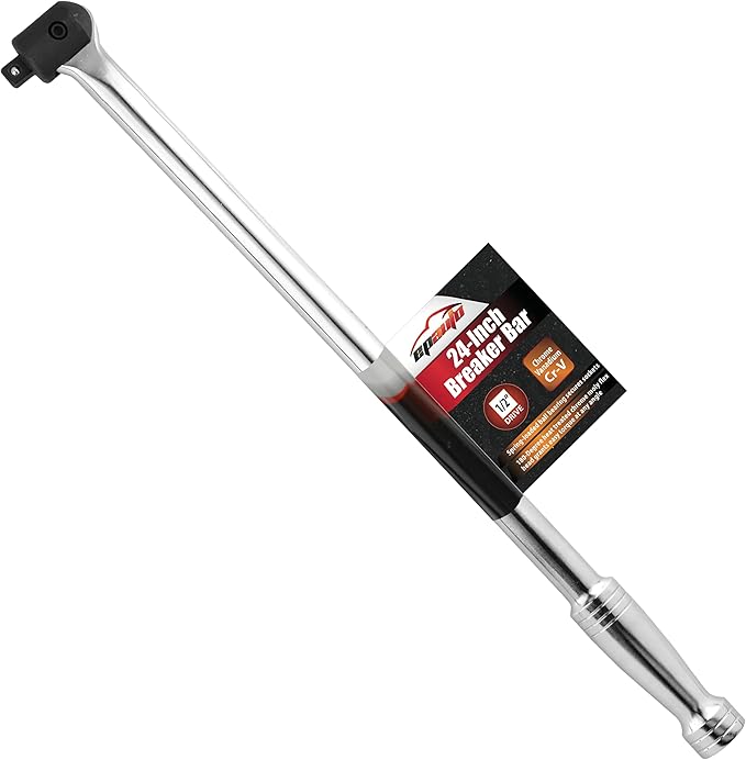 EPAuto 1/2-Inch Drive by 24" Length Breaker Bar, CR-V Steel