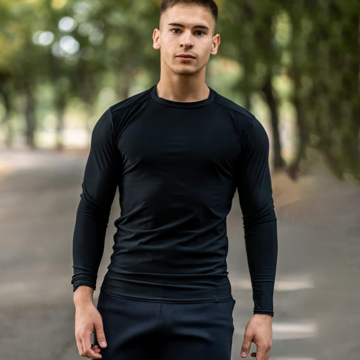Skiennix Long Sleeve Shirt - Quick Dry Moisture-Wicking Sun Protection Tee for Men