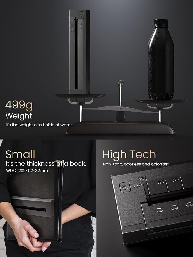 Phomemo G100 Ultra Fast Portable Printers Wireless