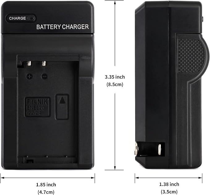 Norifon EN-EL20 Wall Charger for Nikon 1 AW1, 1 J1, 1 J2, 1 J3, 1 J4, 1 S1
