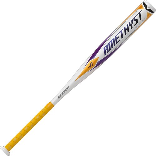 Easton Amethyst Fastpitch Softball Bat -11 Drop | 1-Piece Alloy | Approved for All Fields
