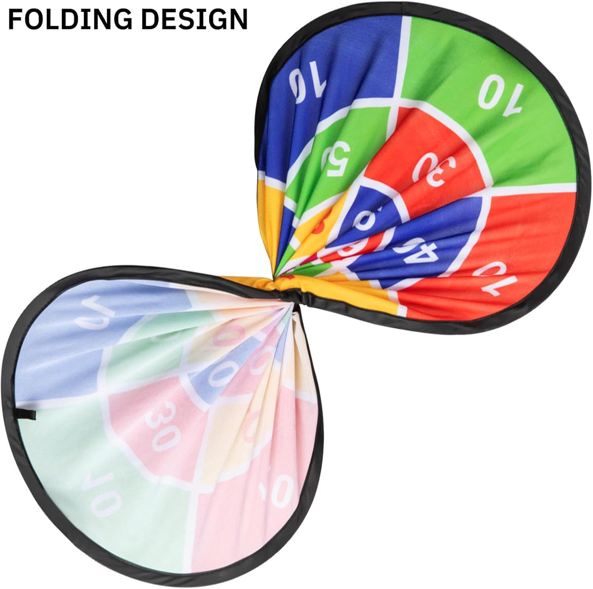 TEMI 29" Large Dart Board - Fun Indoor & Outdoor Game with 20 Balls | Perfect Birthday Gift for Kids Ages 3-12