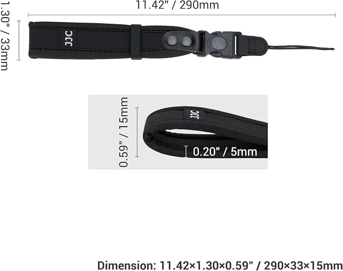 Upgraded Quick Release Soft Neoprene Camera Hand Wrist Grip Strap
