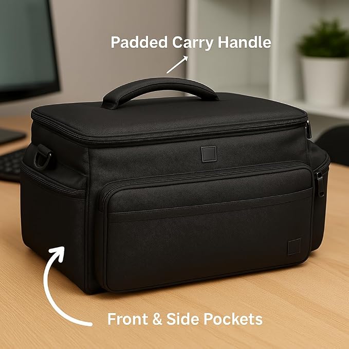eCostConnection Extra Large Soft Padded Water Resistant Camcorder Equipment