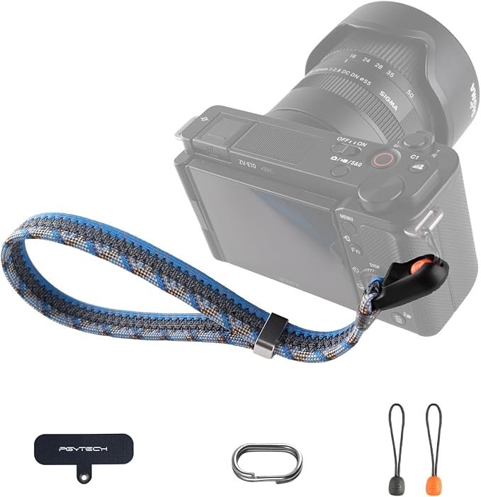 PGYTECH Camera Wrist Strap Slim Trendy Style, Adjustable Quick Release