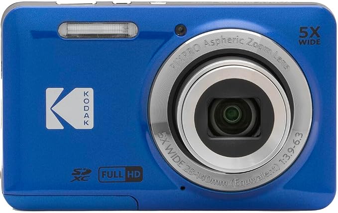 Kodak PIXPRO FZ55 Digital Camera, 16MP Compact Point & Shoot, 5X Optical Zoom