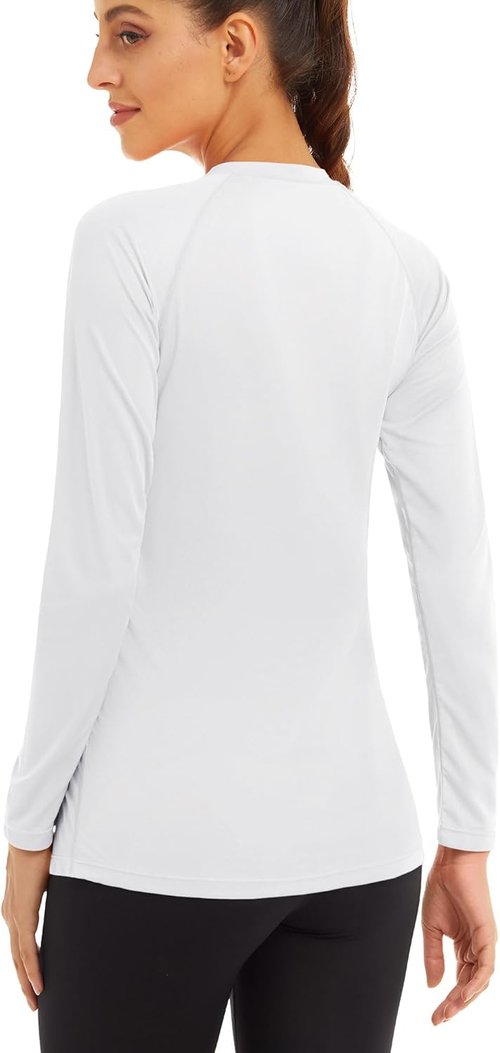 MAGCOMSEN Women's Long Sleeve Sun Protection Shirt - UPF 50+ for Hiking, Fishing & Workout