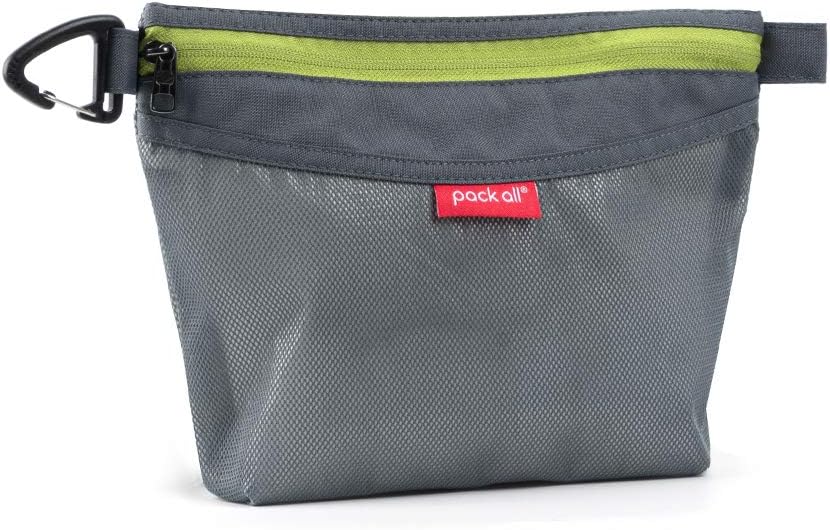 pack all Water-Resistant Zipper Pouch, Mesh Zipper Bag, 8.66"x5.91"