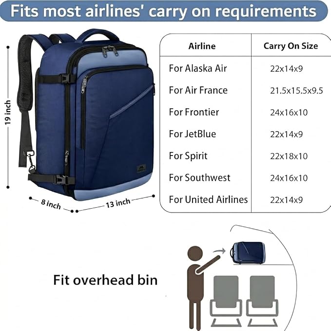 MATEIN Expandable Travel Backpack