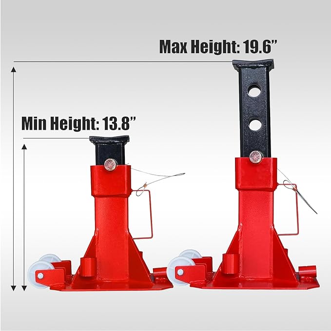 Big RED Car Jack Stands