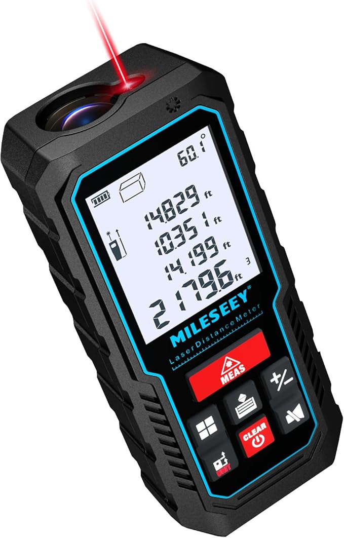 Laser Measure Device, MiLESEEY 229ft Digital Laser Tape Measure