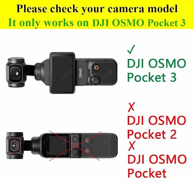 ULBTER Lens Screen Protector for DJI Osmo Pocket 4 / Pocket 3, Tempered Glass