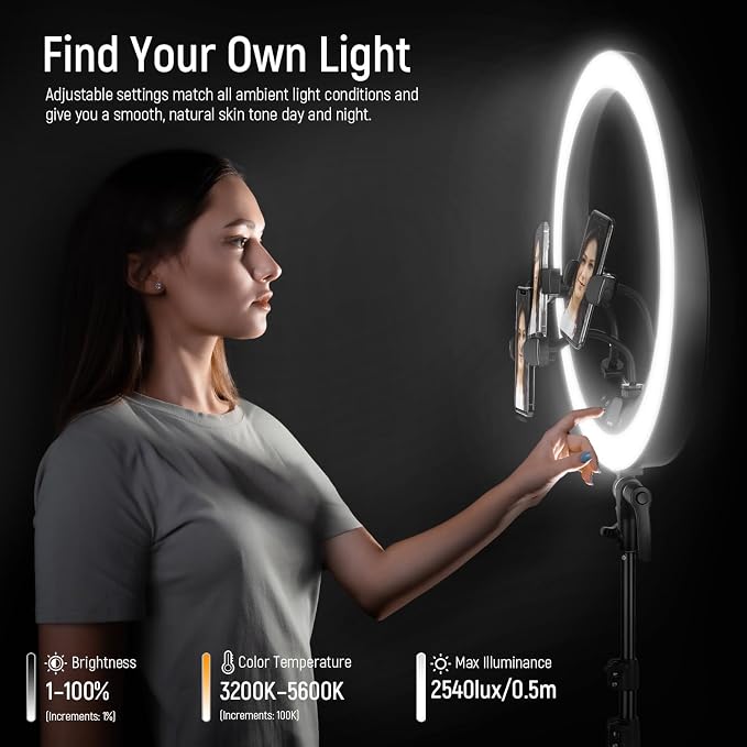 NEEWER Ring Light RP19H 19 Inch