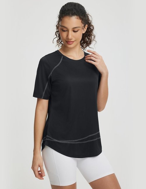 Baleaf Women's Sun Shirt - UPF 50+ UV Protection, Quick-Dry Lightweight Top for Hiking & Running
