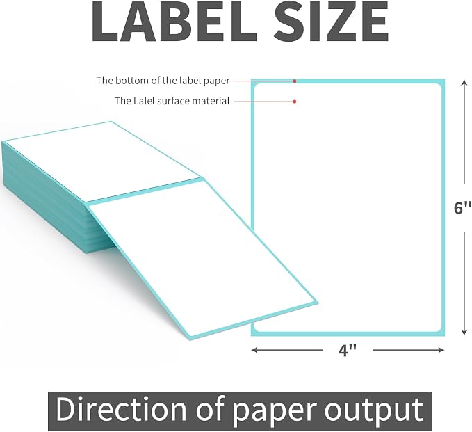 9527 Product Fanfold 4 x 6 Direct Thermal Labels