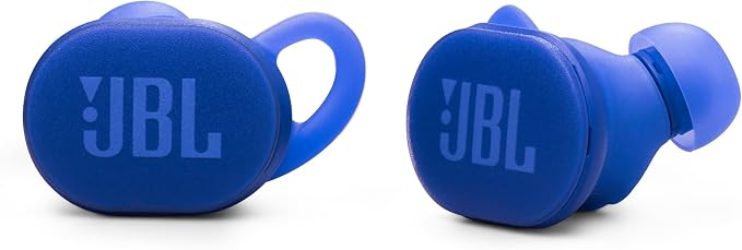 JBL Endurance Race 2 - True Wireless Earbuds - Blue | Waterproof and dustproof, Ergonomic wing enhancer with Twistlock technology, Enhance your work-out with Sports Mode