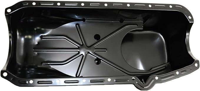 TRQ Engine Oil Pan Compatible with 77-79 Buick 65-80 Chevrolet 71-80 GMC Oldsmobile 71-79 Pontiac