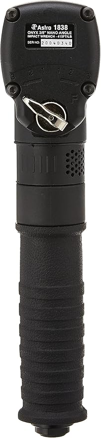 Astro Pneumatic Tool 1838 ONYX 3/8" Nano Angle Impact Wrench - 415ft/lb