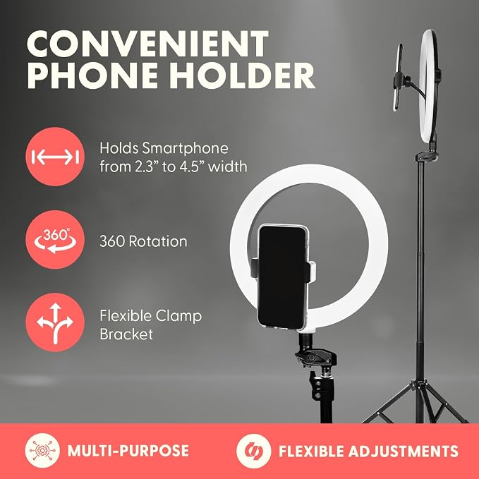 SQUATZ 11’’ LED 12W Selfie Ring Light