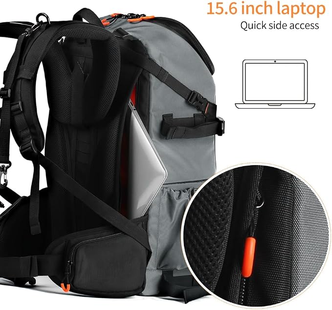 K&F CONCEPT Camera Bag EVA Waterproof 2 in 1Camera Backpack Shoulder Bag 32L