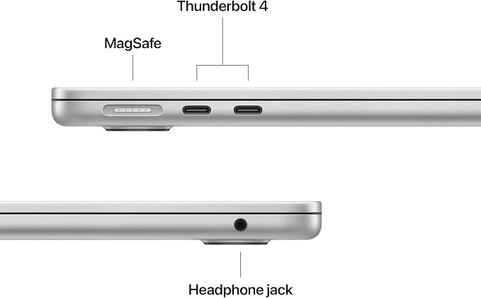 Apple 2026 MacBook Air 13-inch Laptop with M5 chip: Built for AI, 13.6-inch Display, 16GB Unified Memory, 512GB SSD, 12MP Center Stage Camera, Touch ID, Wi-Fi 7; Silver with AppleCare+ (3 years)