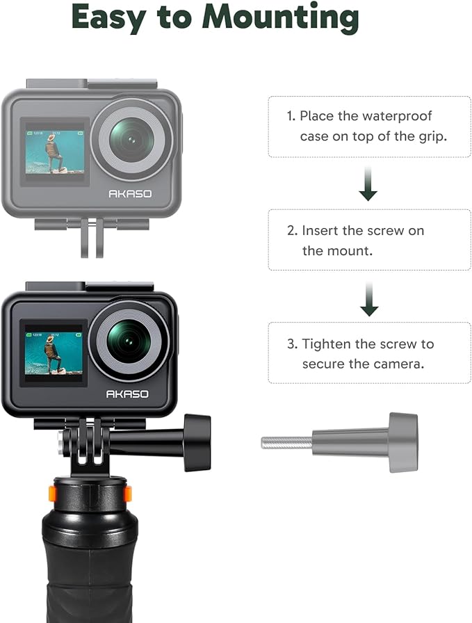 AKASO Waterproof Floating Hand Grip Action Camera Accessories