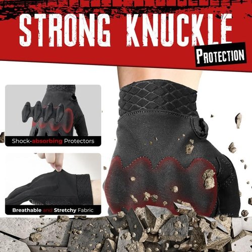 HANDLANDY Motorcycle Gloves - Breathable Touchscreen Gloves for Riding, Cycling & Climbing | Unisex Design