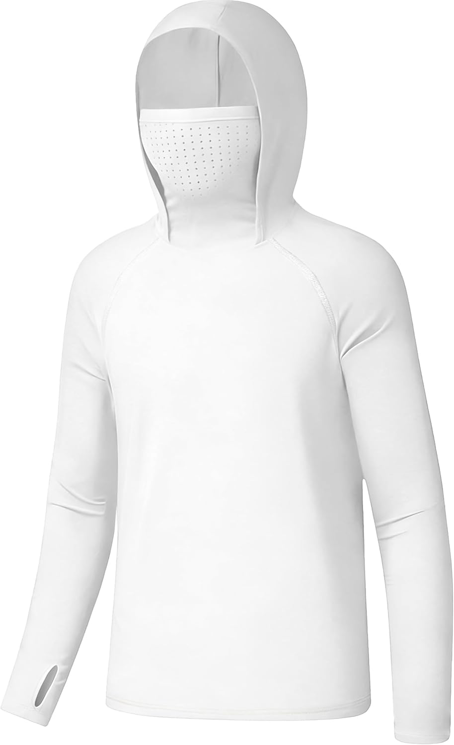 Skiennix Boys Hooded Fishing Shirt - UPF 50+ Long Sleeve Rash Guard Hoodie for Sun Protection
