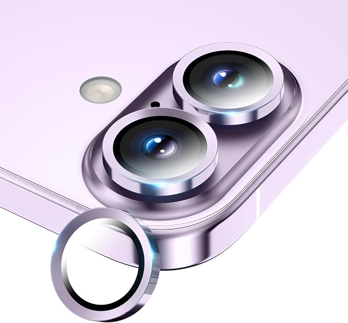 Camera Lens Protector for iPhone 17/iPhone 16/iPhone 16 Plus, Sapphire Glass