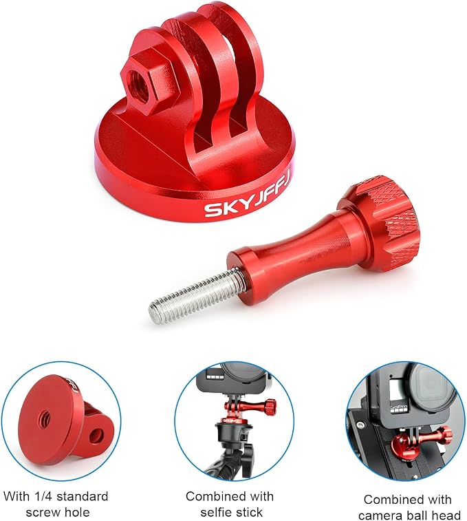 Aluminum-Tripod Adapter Attachment- Bolt -Adapter