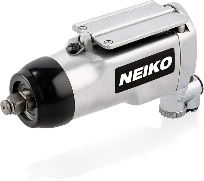 Neiko 30088A 3/8" Drive Butterfly Impact Wrench, 75 Foot/Pound High Power Outlet Air Wrench, 10,000 RPM Pneumatic Impact Wrench, 1/4” Air Inlet 3/8” Air Hose Size Pneumatic Tool for Mechanics