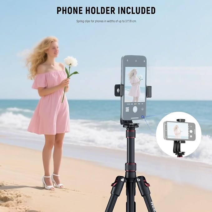NEEWER Basics TP15 Camera Tripod Monopod, Ball Head Not Included