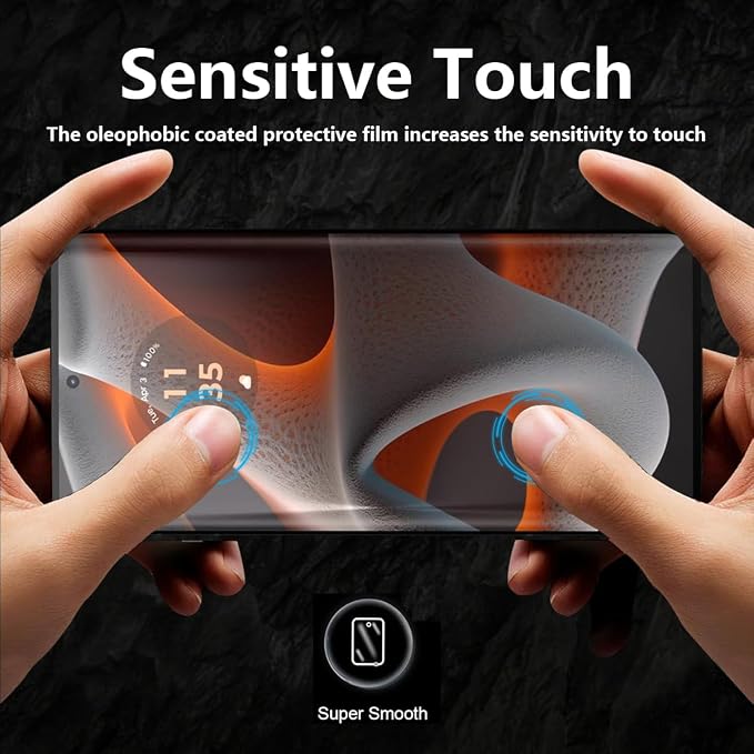 3+2 Pack Screen Protector for Motorola Edge 50 Pro Flexible TPU Film