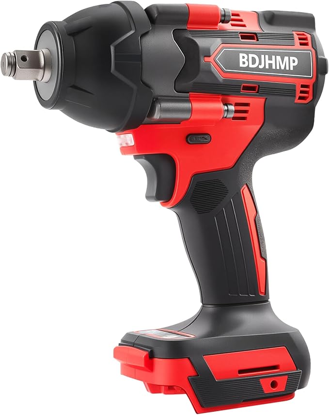 Cordless Impact Wrench 1/2 Inch, 1500 N.m/1106ft-lbs Brushless Impact Gun Compatible with Makita 18V Batteries, 3000RPM Electric Power Impact Driver for Car Home(No Battery)