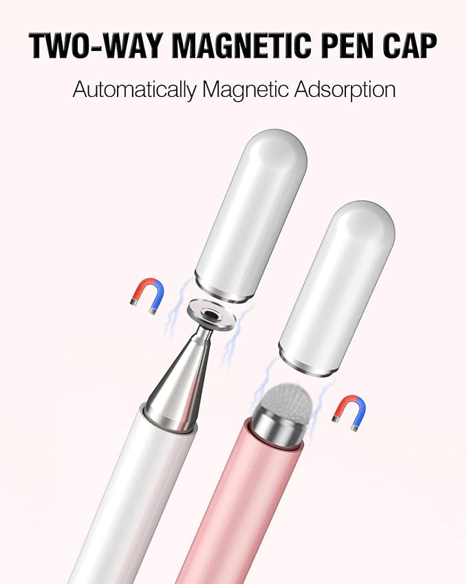 Stylus Pens for Touch Screens, 2 in 1 High Precision Universal Stylus Pen for