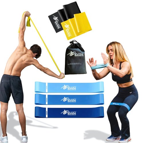 Full Body Resistance Bands for Home Workouts & Strength Training – Loop & Stretch Bands for Muscle, Mobility, Rehab & Travel Fitness